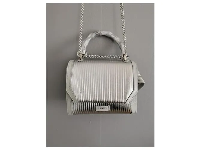 Lancel Bolsos de mano Plata 