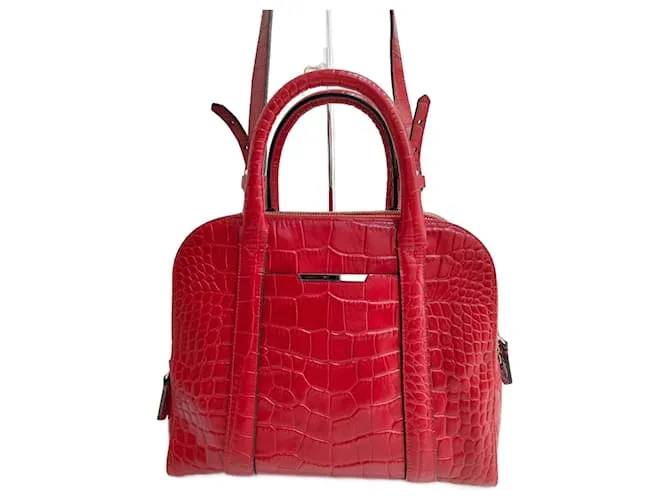 Lancel Bolsos de mano Roja 