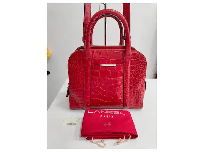 Lancel Bolsos de mano Roja 