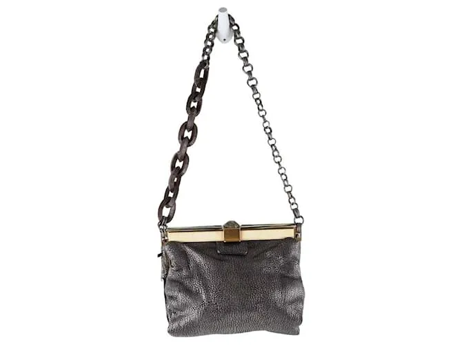 Lanvin Bolso de cuero Gris 