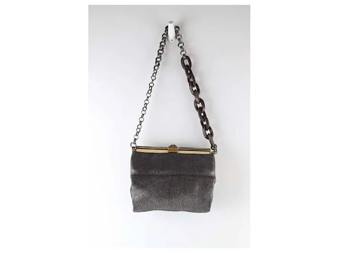 Lanvin Bolso de cuero Gris 