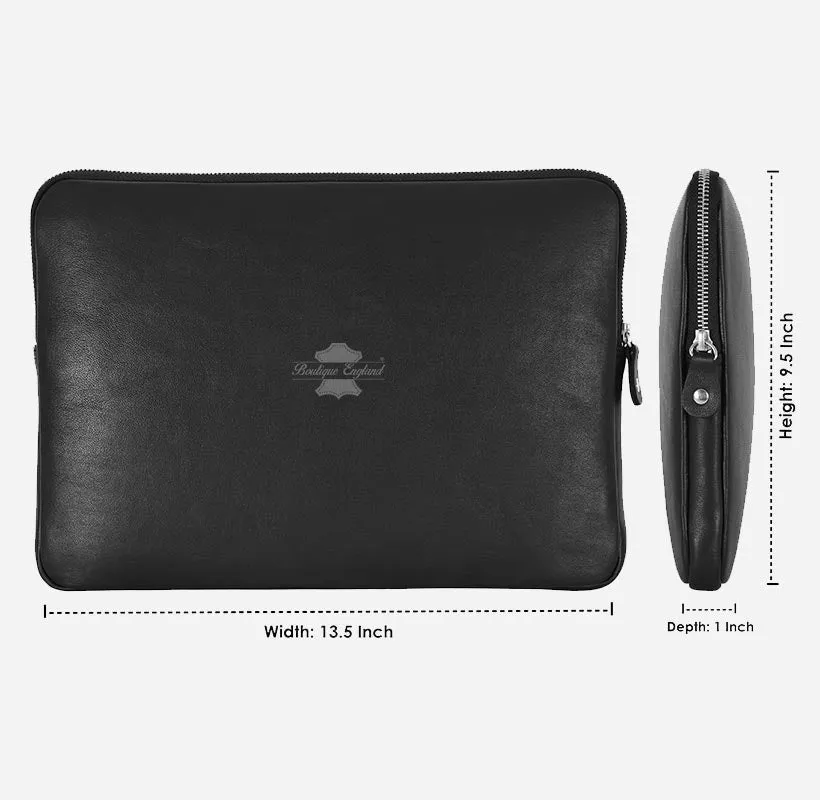 Laptop Leather Sleeve Case for Macbook Air Pro 13.6 inches