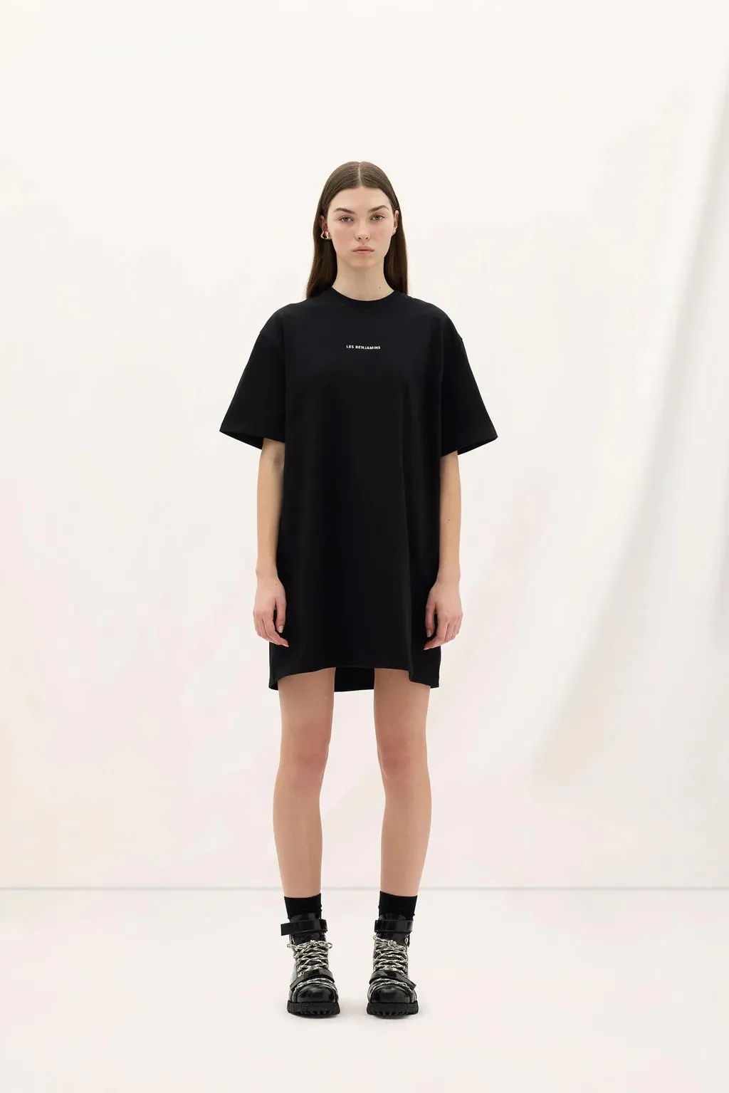 Les Benjamins T-Shirt Dress 005 Black