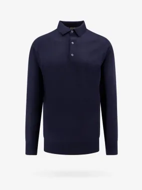 Loro Piana Long Sleeve Polo Shirt