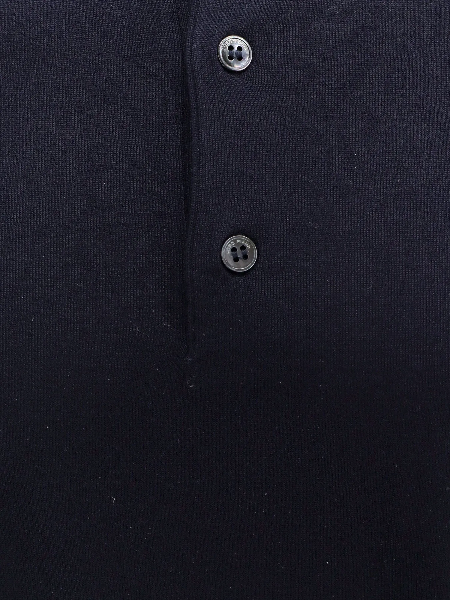 Loro Piana Long Sleeve Polo Shirt