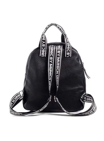 mochila munich tulle negro para mujer