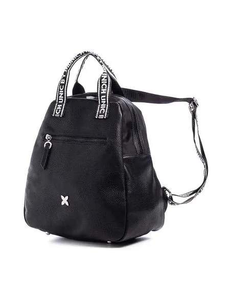 mochila munich tulle negro para mujer