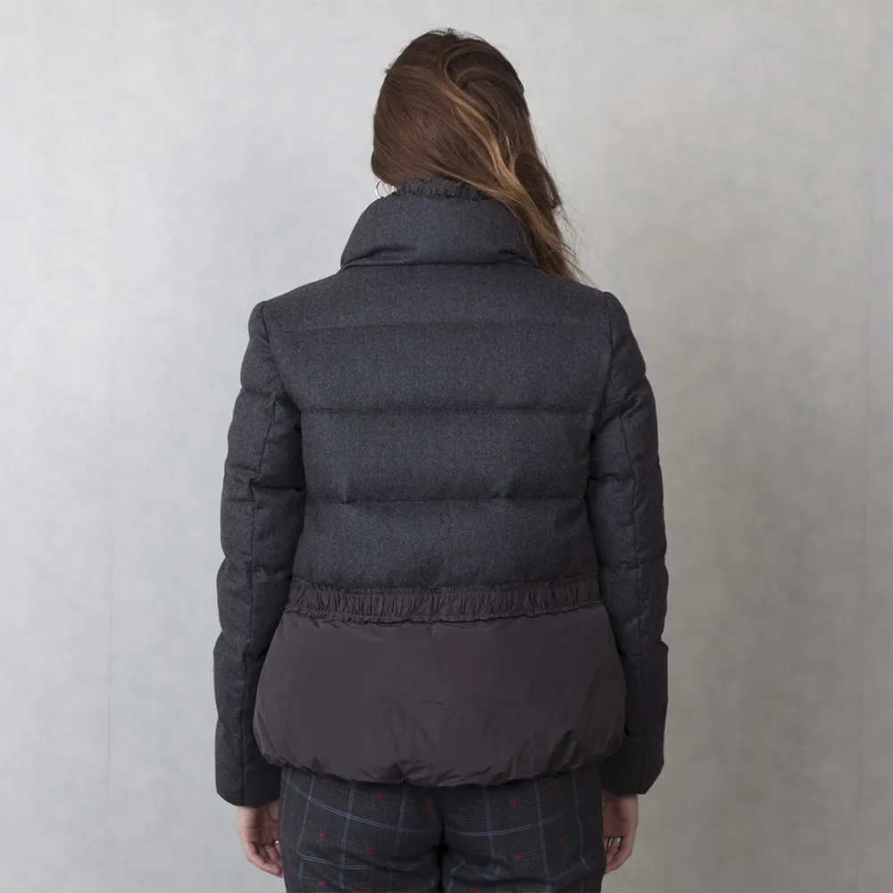 Moncler Chaqueta Plumas Gris T 1