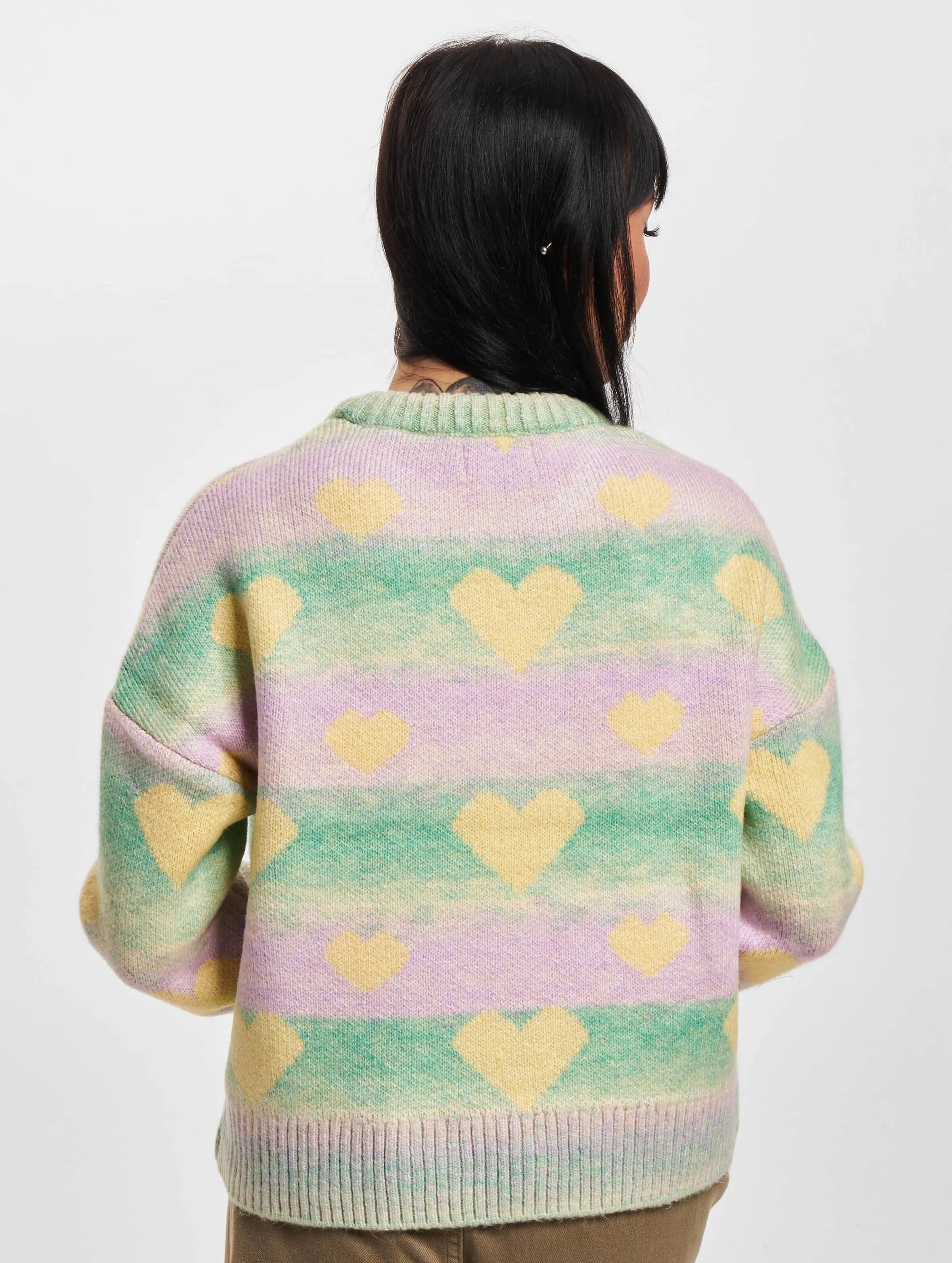 Only Aida L/S Heart Knit