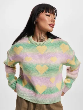 Only Aida L/S Heart Knit