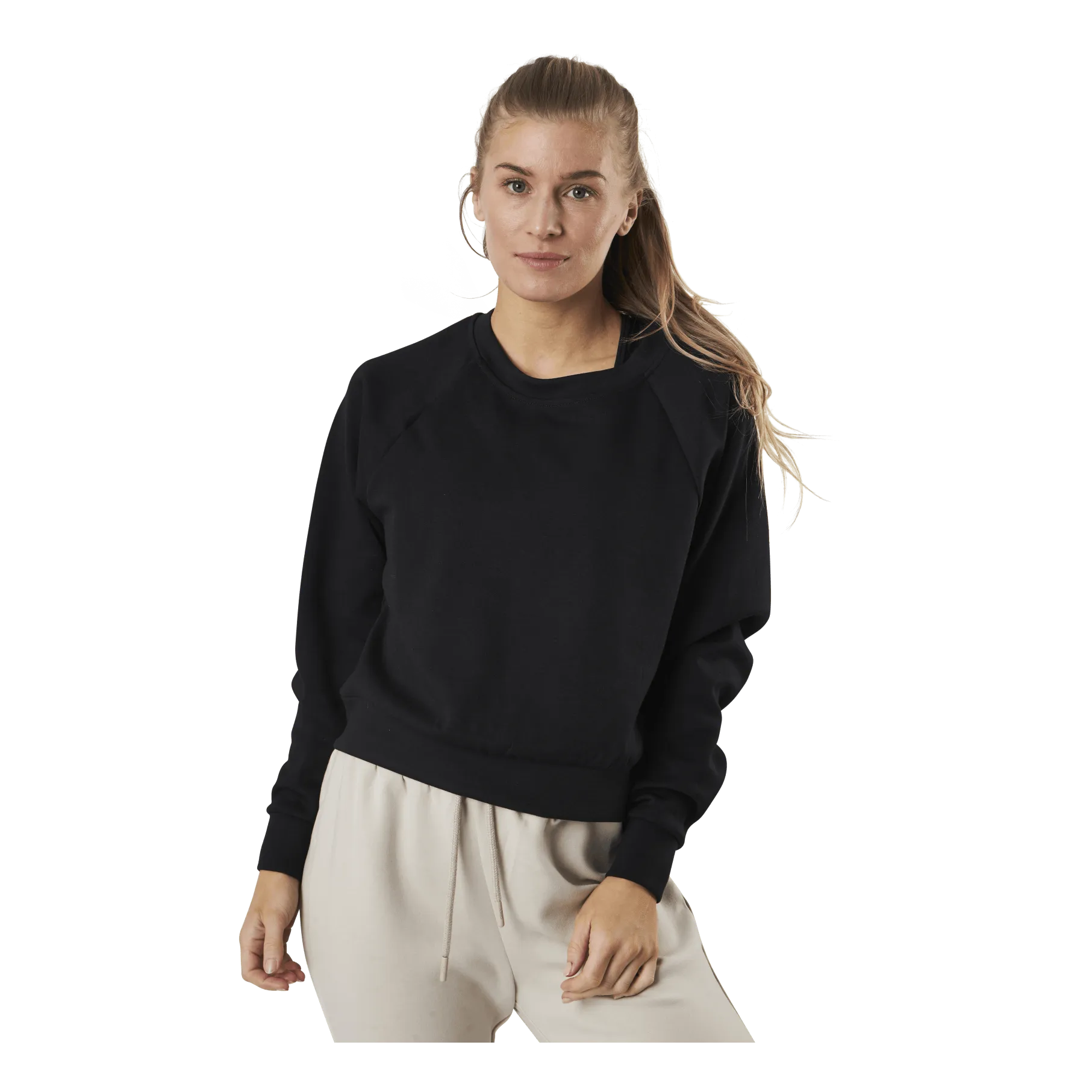 Only Joy L/S Raglan O-Neck Swt Black