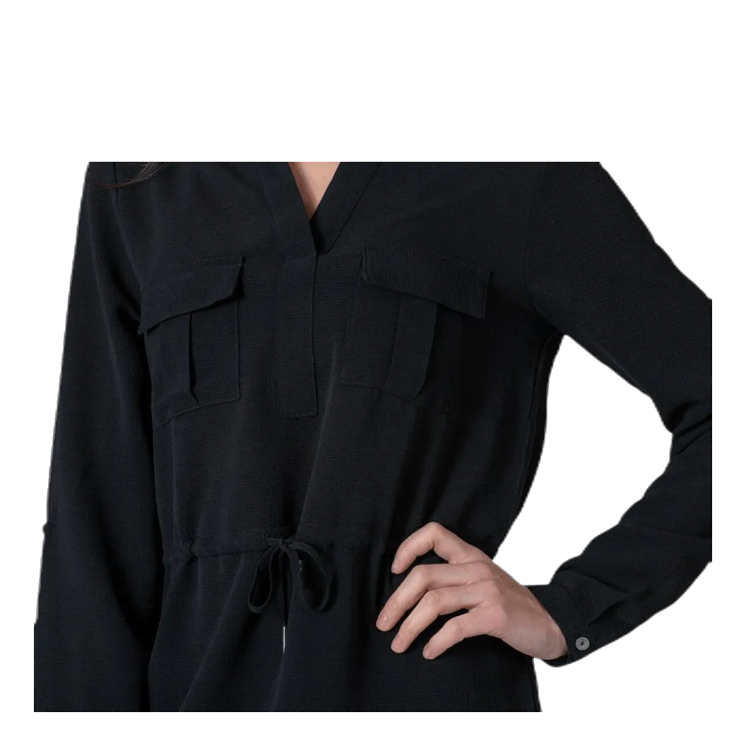 Only Winnervertigo L/S Dress Black