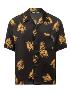 PALM ANGELS Burning Monogram Shirt