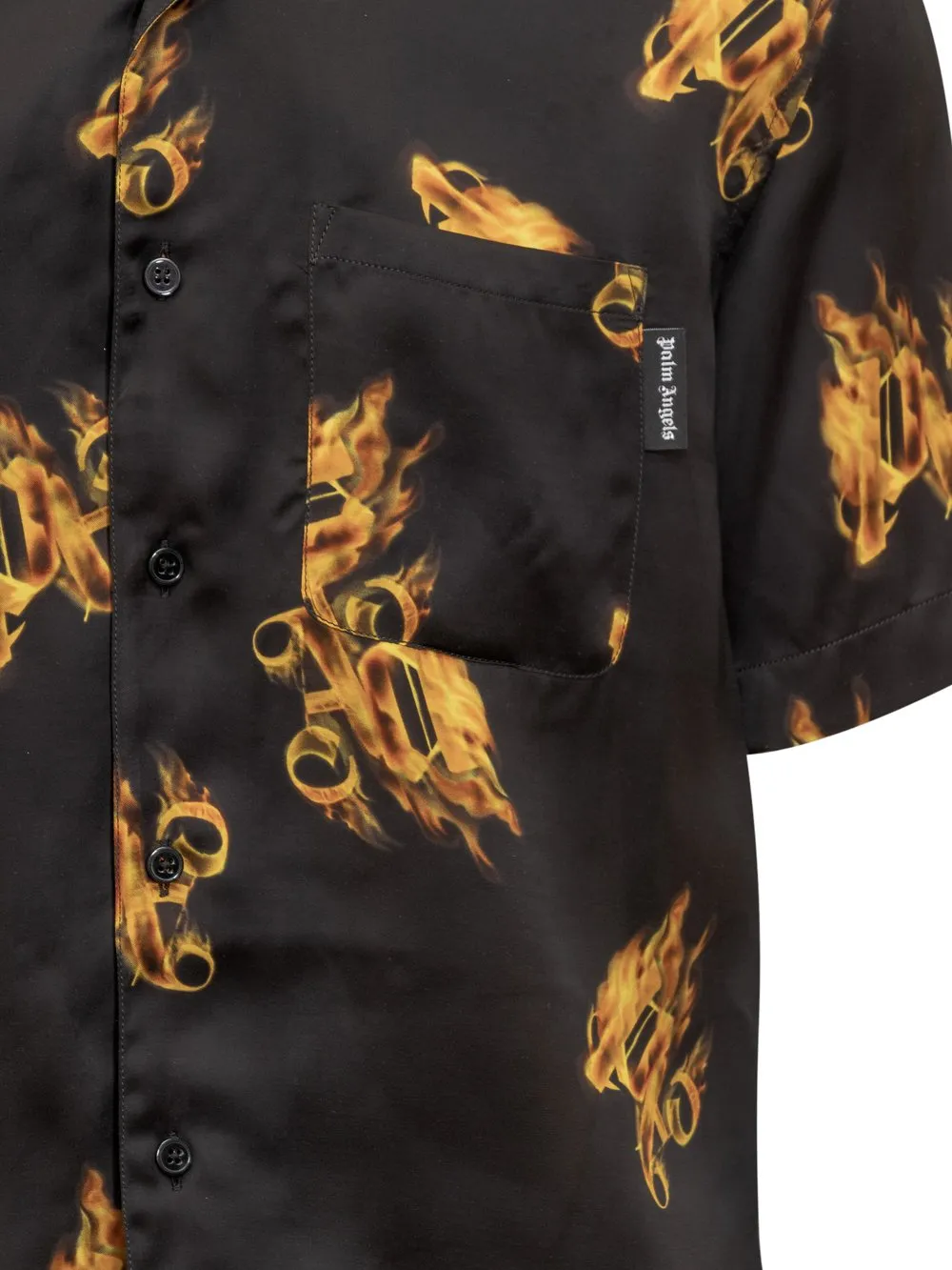 PALM ANGELS Burning Monogram Shirt