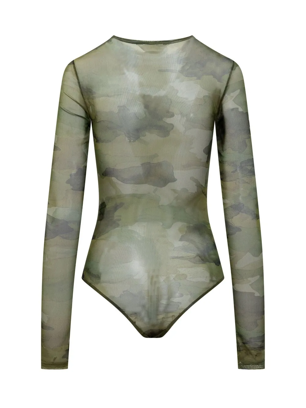 PALM ANGELS Camo Tulle Body