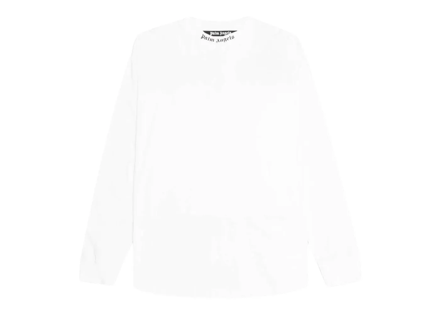 Palm Angels Doubled Logo Longsleeve T-Shirt White/Black/Fuschsia