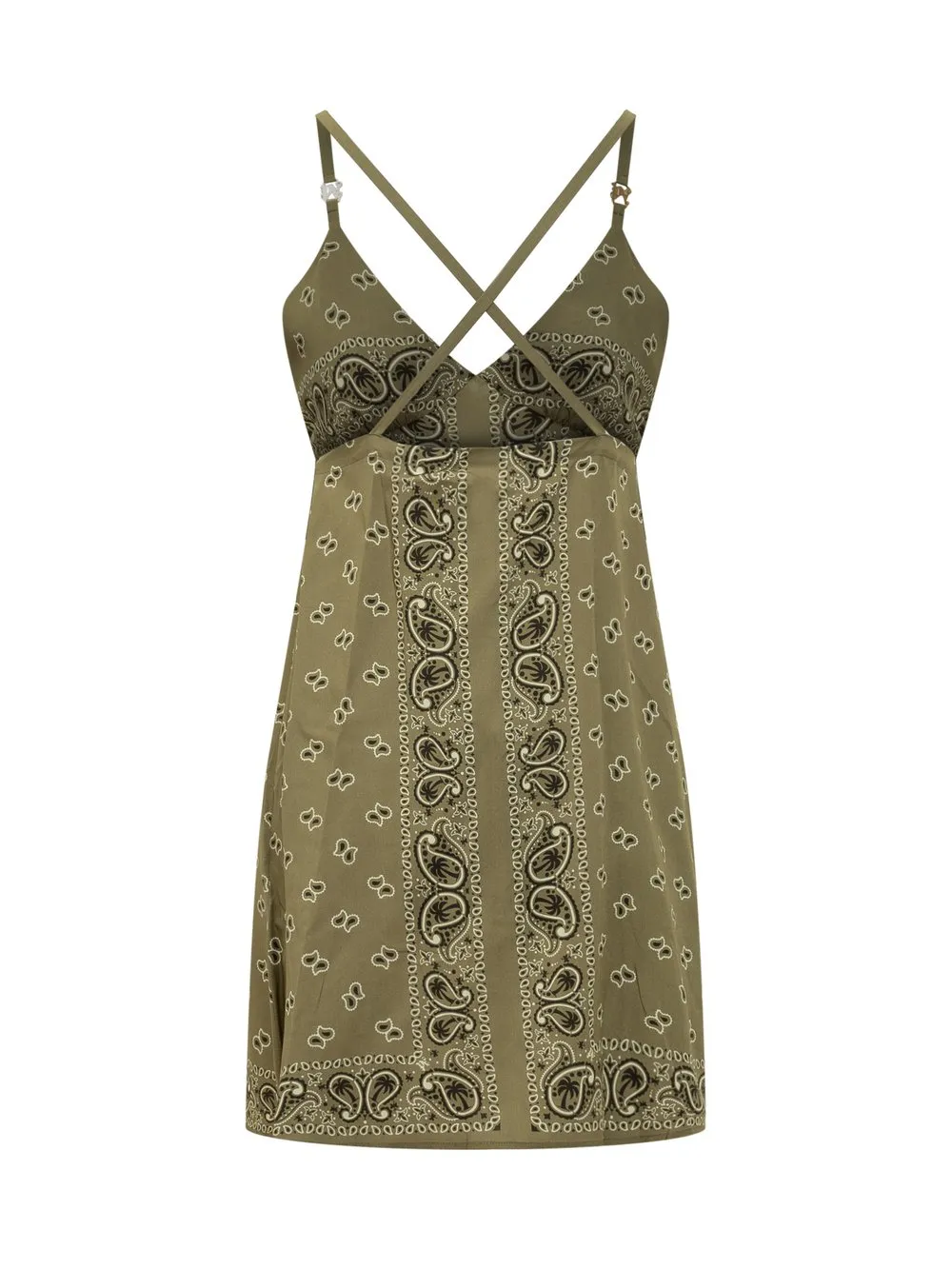 PALM ANGELS Dress with Paisley Pattern