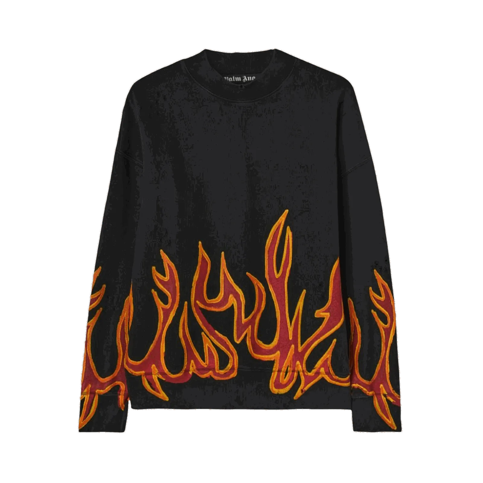 Palm Angels GD Graffiti Flames Crewneck