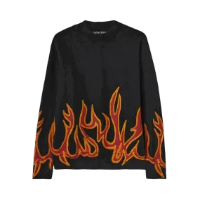 Palm Angels GD Graffiti Flames Crewneck