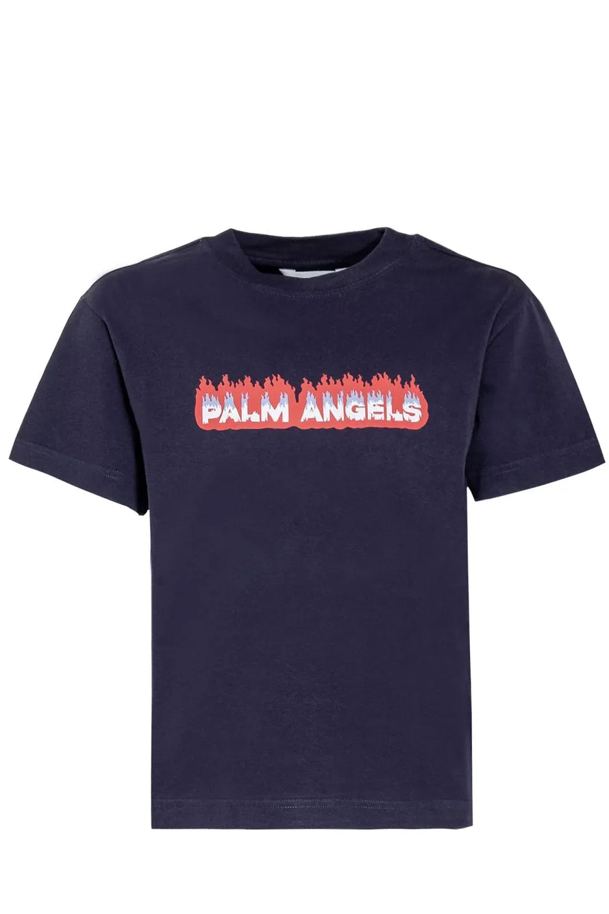 PALM ANGELS KIDS PA Flames T-Shirt