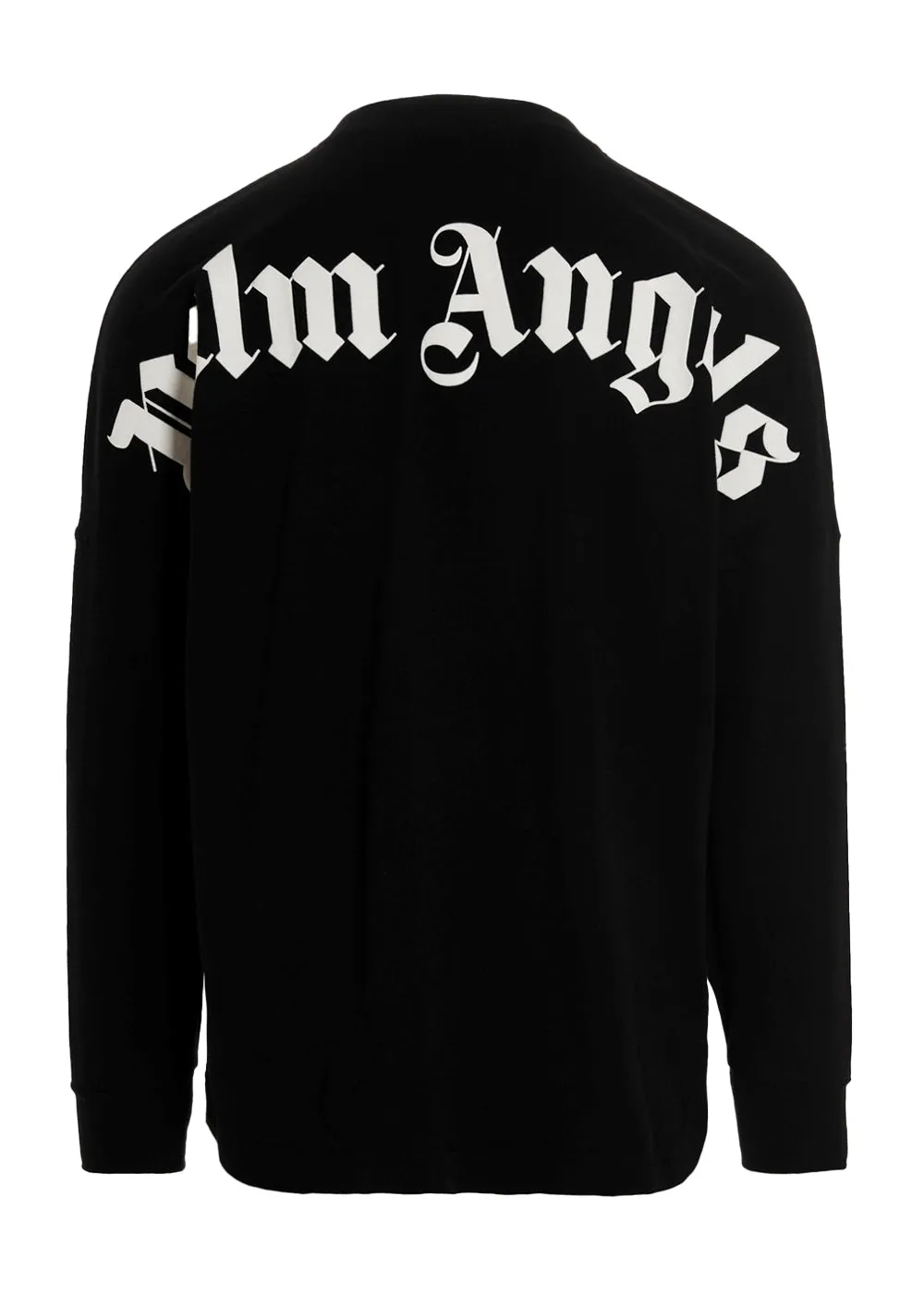 Palm Angels Logo Mock Neck Longsleeve T-Shirt Black/White