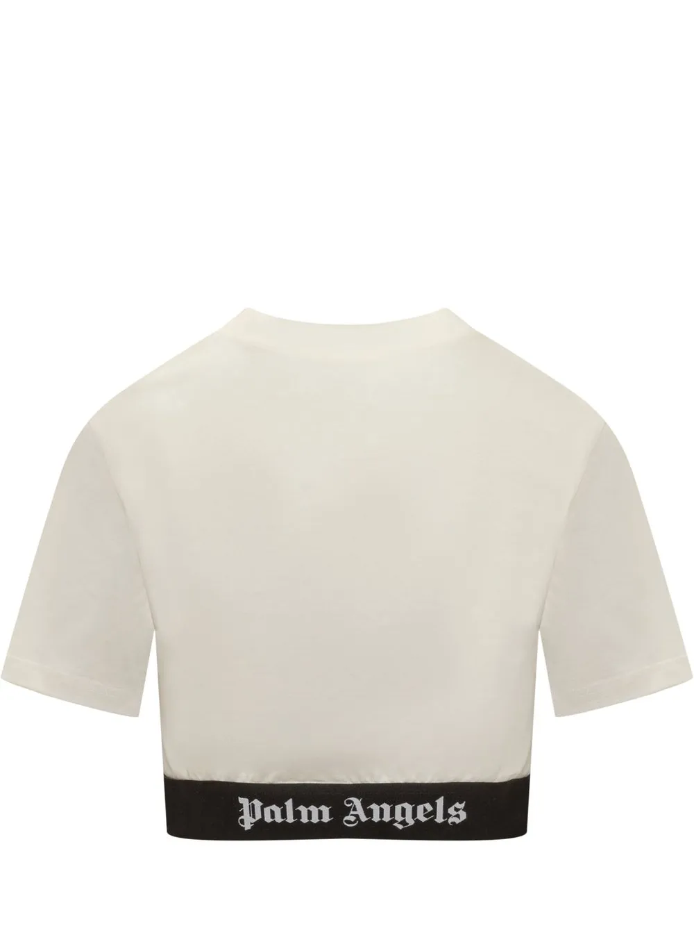 PALM ANGELS Logo Tape Crop T-Shirt