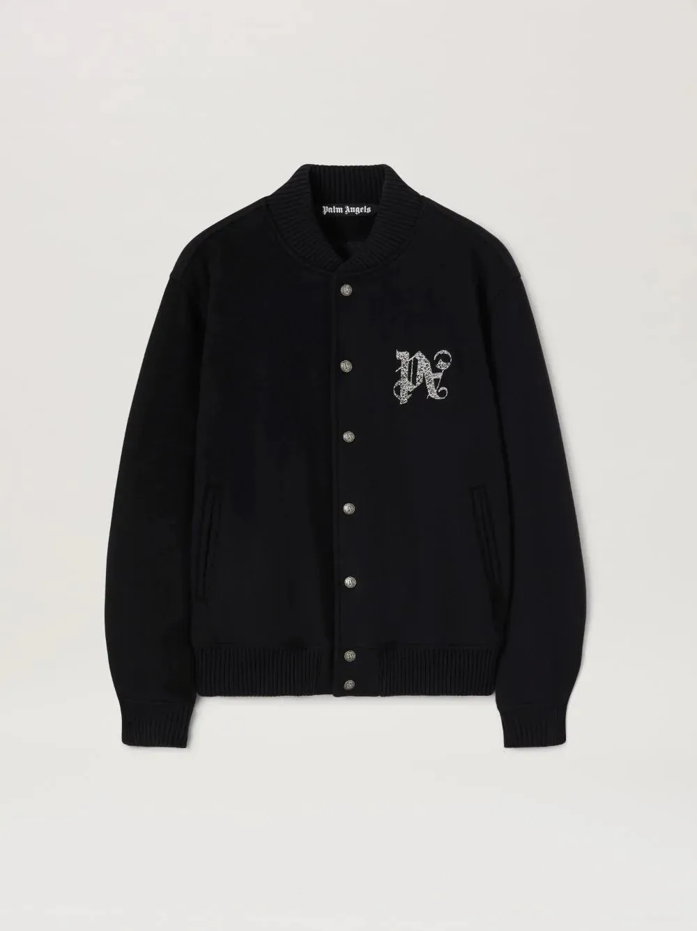 Palm Angels Monogram Varsity Black Off White