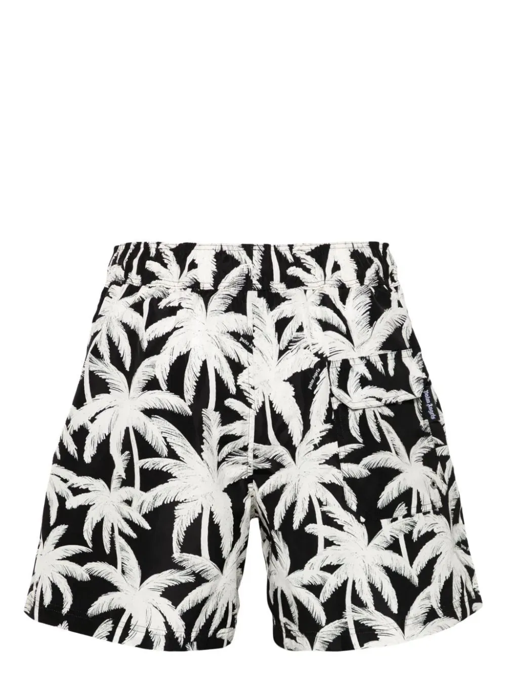 Palm Angels Palms Allover Swimshorts Black Off White