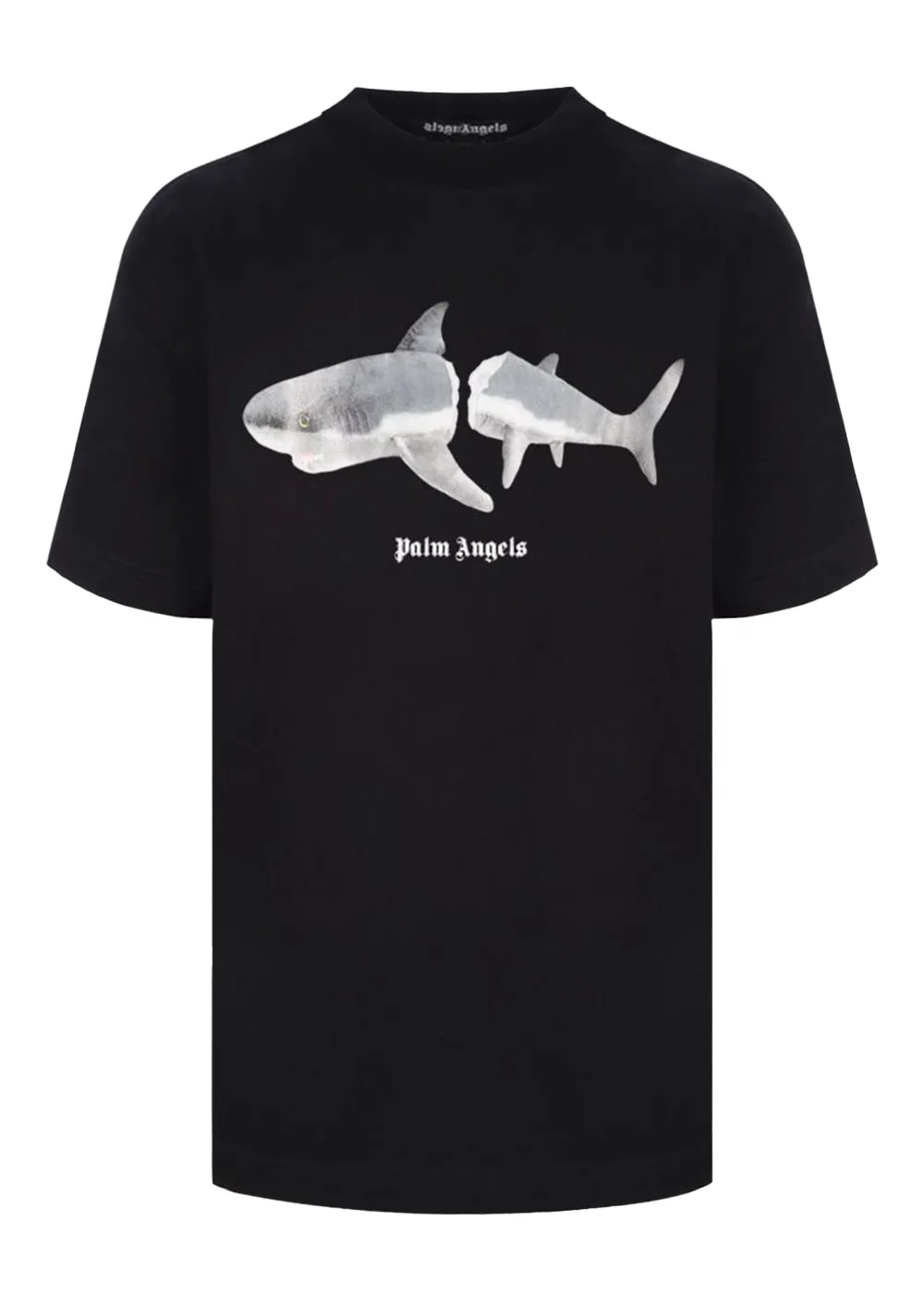 Palm Angels Shark T-Shirt Black/White