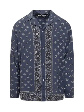 PALM ANGELS Shirt with Paisley Pattern