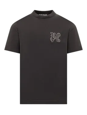 PALM ANGELS T-Shirt with Palm Angels Monogram