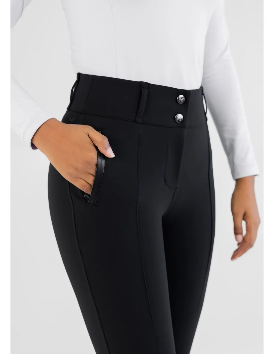 Pantalón de montar Honour Breeches Negro Maximilian