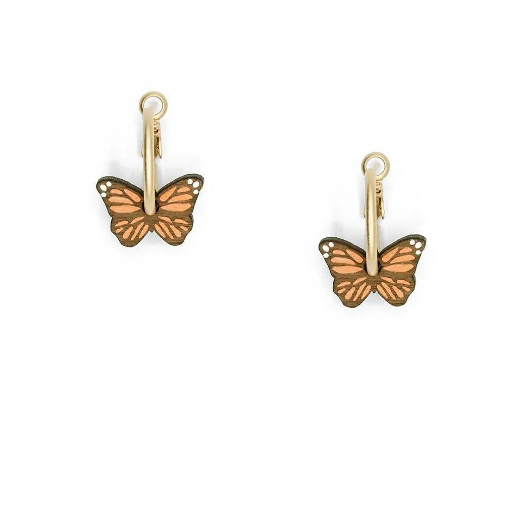 Pendientes Aro Little Butterflies