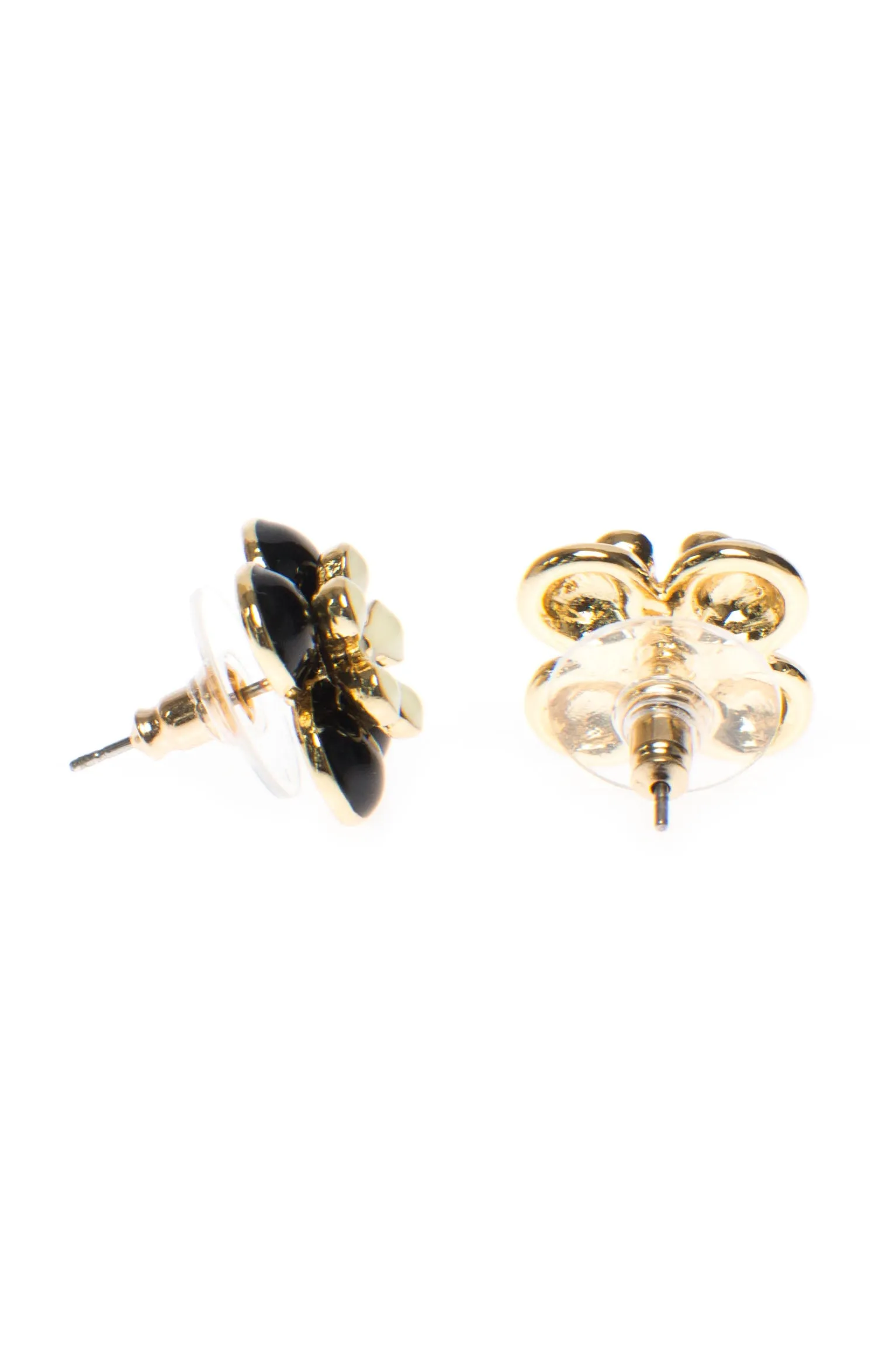 Pendientes camelia esmaltados Sample Sale