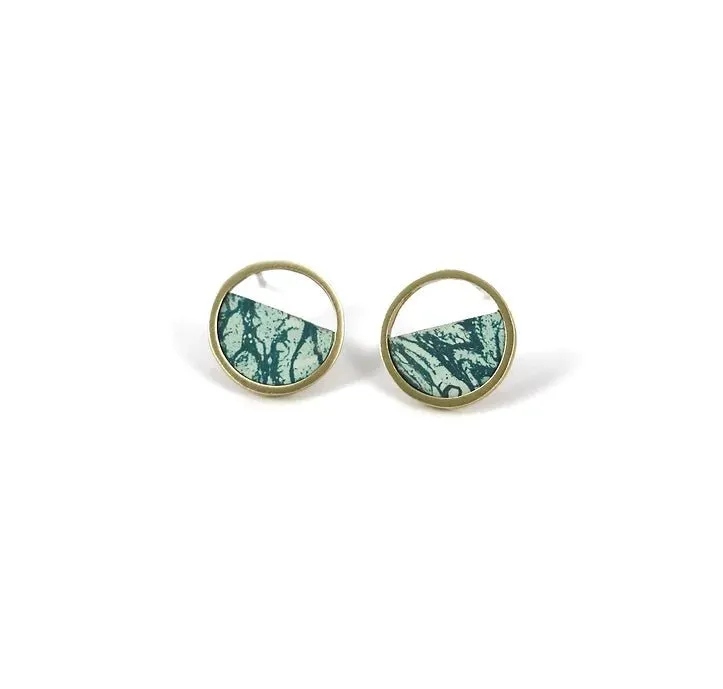 Pendientes Mini Stratos Menta