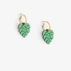 Pendientes Monstera