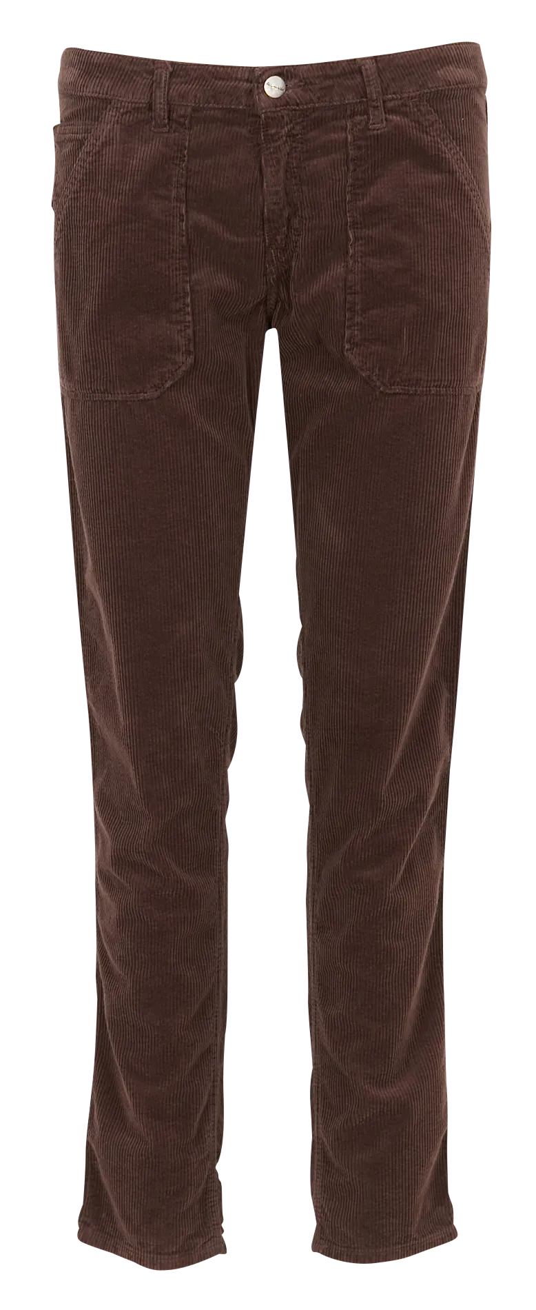 PIERCE - Pantalón slim de pana en marron