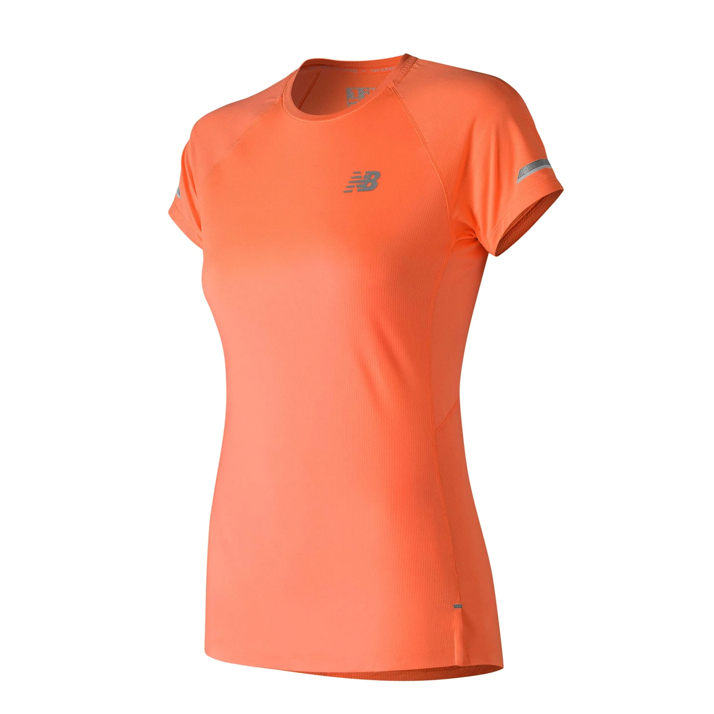 Polera Running Mujer New Balance NB Ice 2.0 Sleeve Naranja