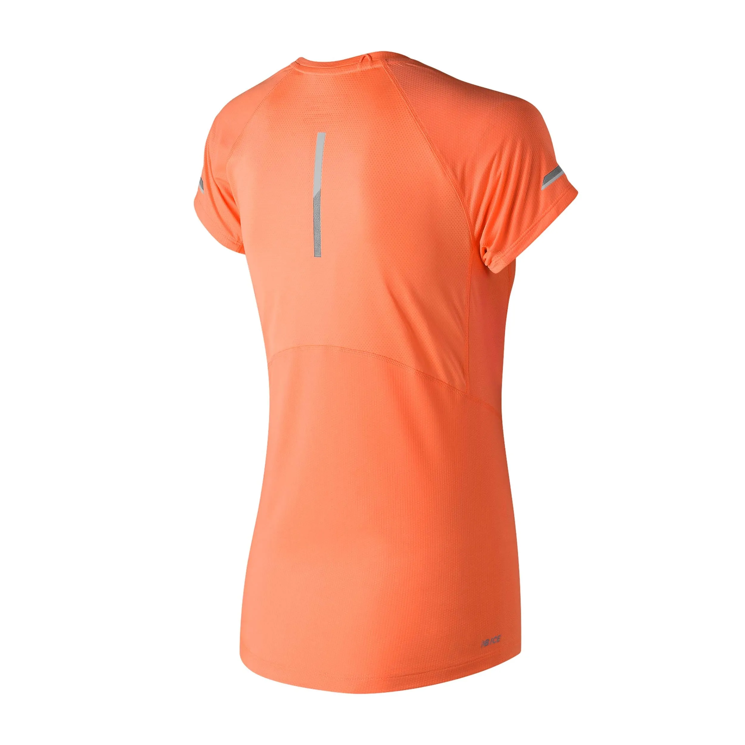 Polera Running Mujer New Balance NB Ice 2.0 Sleeve Naranja