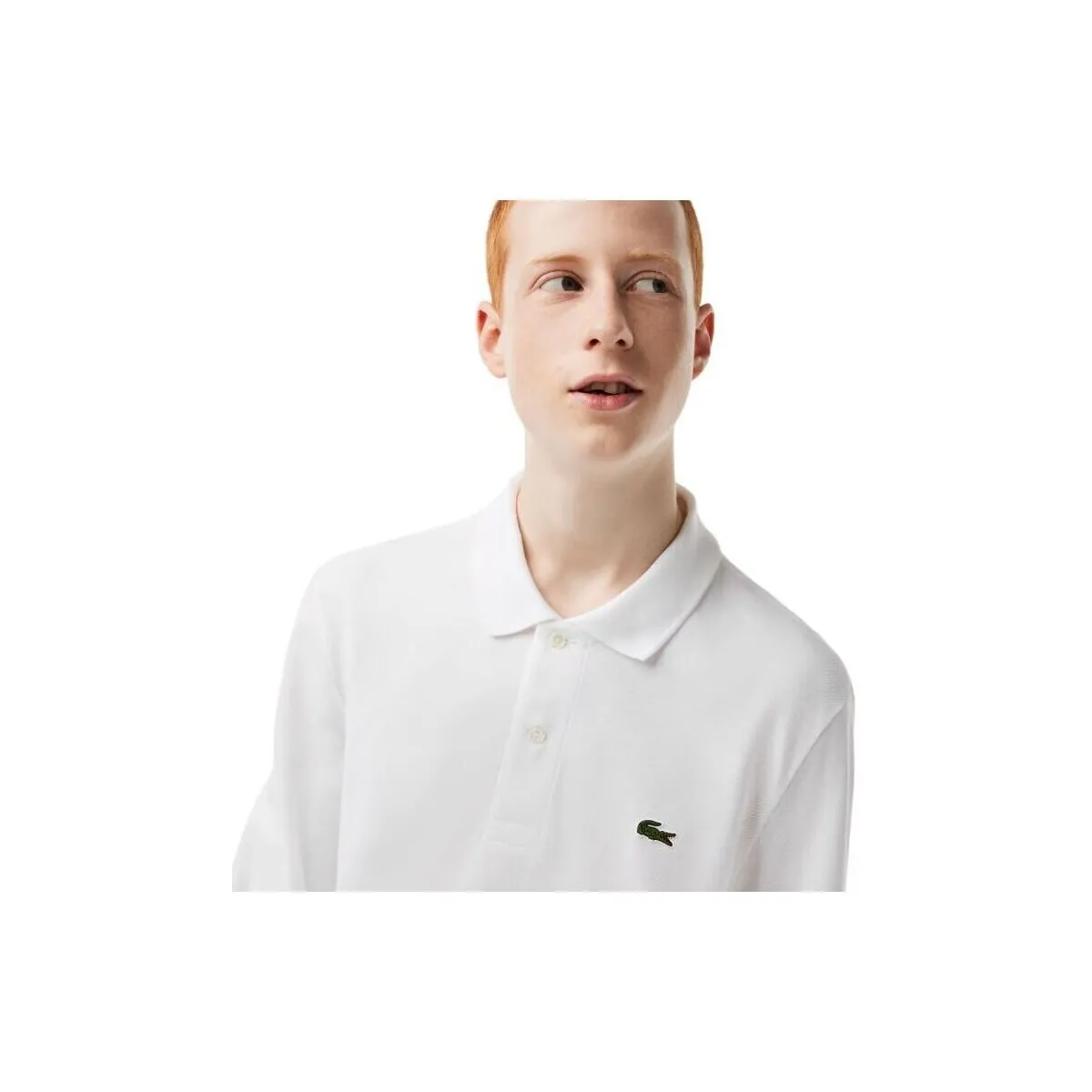 Polo Classic Fit Long sleeve Hombre White