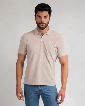 Polo Cuello Camisa Hombre Ashyto Beige