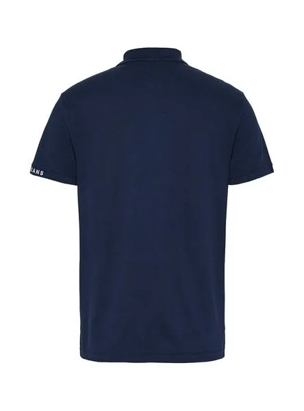 polo tommy jeans branded azul marino para hombre