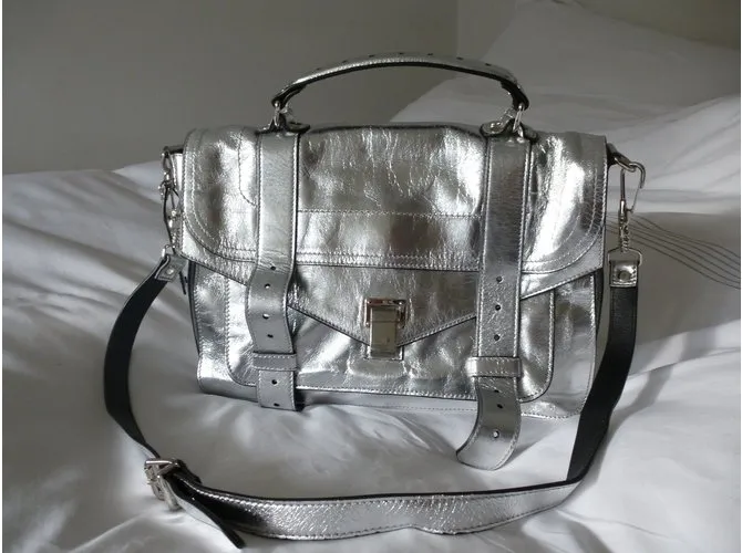 Proenza Schouler Bolsos de mano Plata 