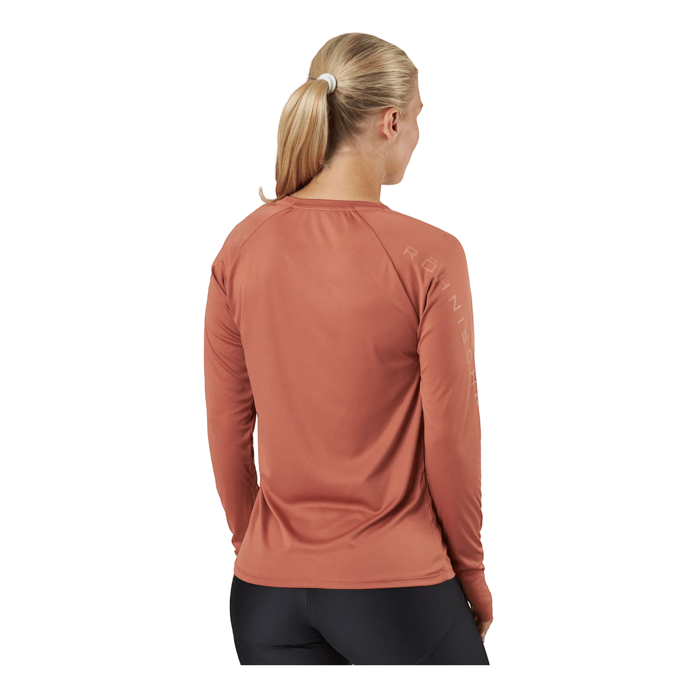 Röhnisch Active Logo Long Sleeve Copper Brown