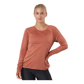 Röhnisch Active Logo Long Sleeve Copper Brown