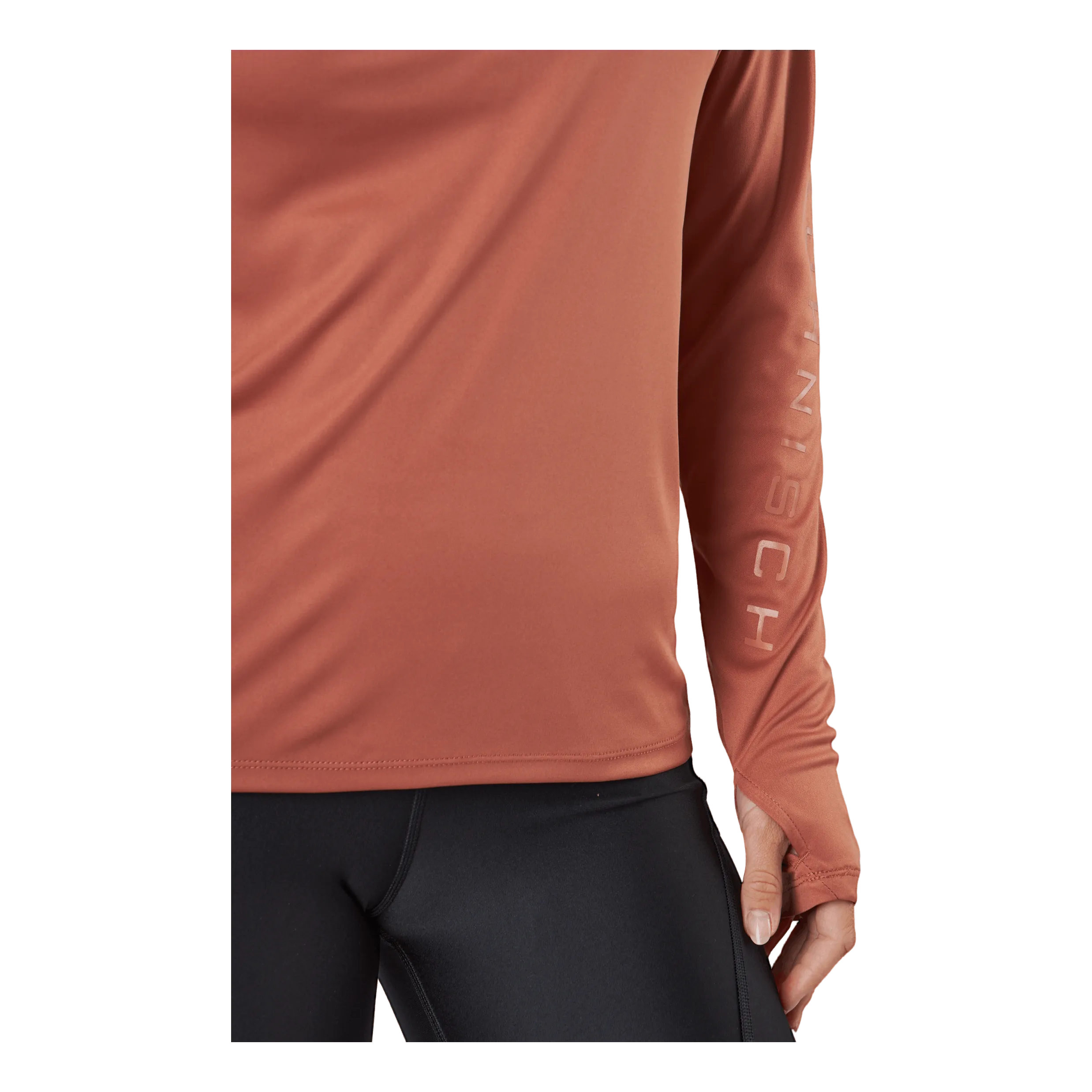 Röhnisch Active Logo Long Sleeve Copper Brown