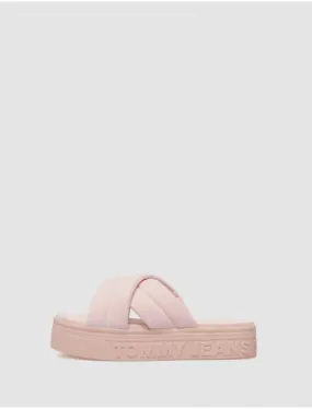 Sandalia Tommy Hilfiger Tommy Jeans Fltfrm Sandal Rosa