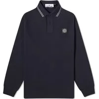 Stone Island Long Sleeve Patch Polo