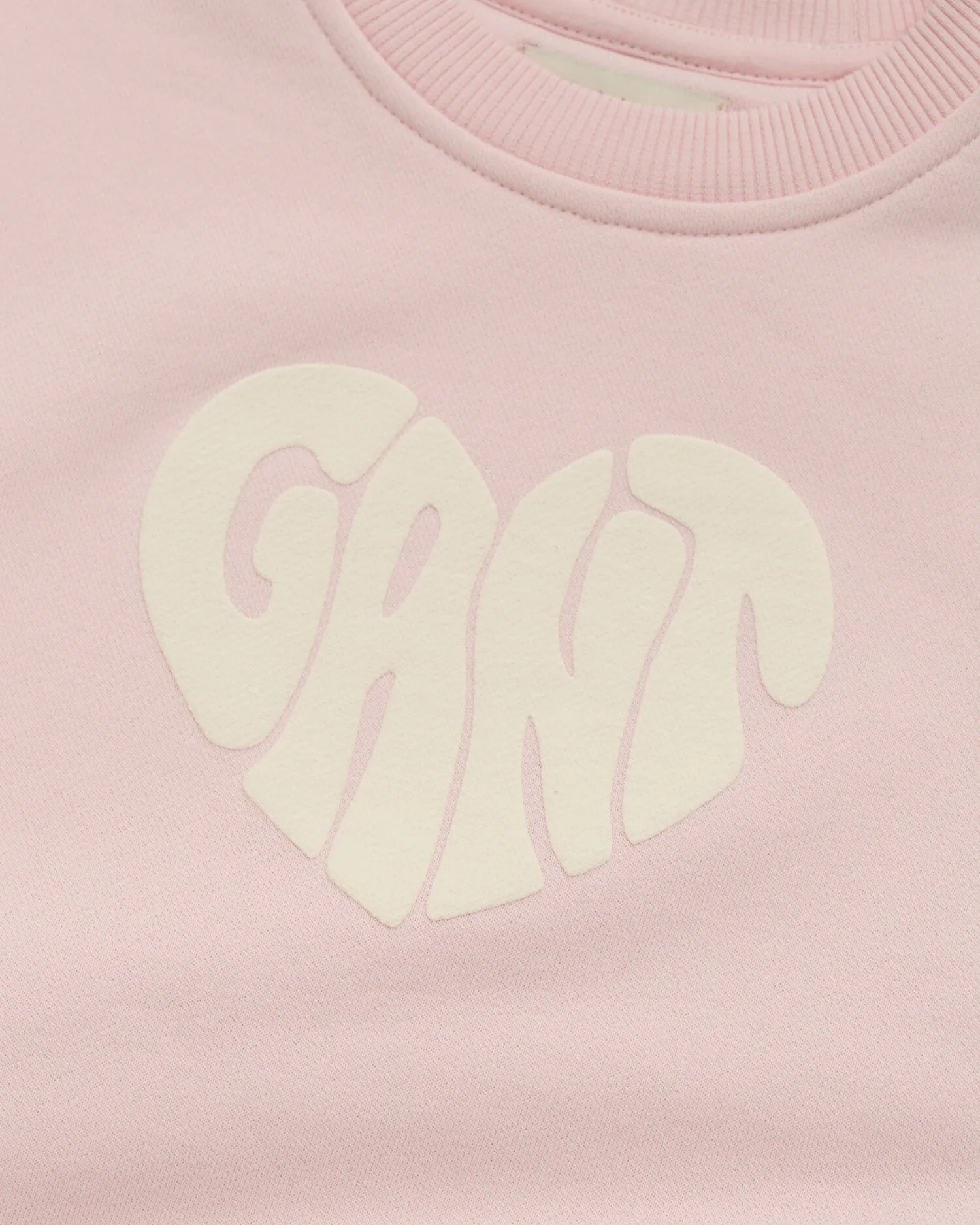 Sudadera de cuello redondo Heart Graphic Girls