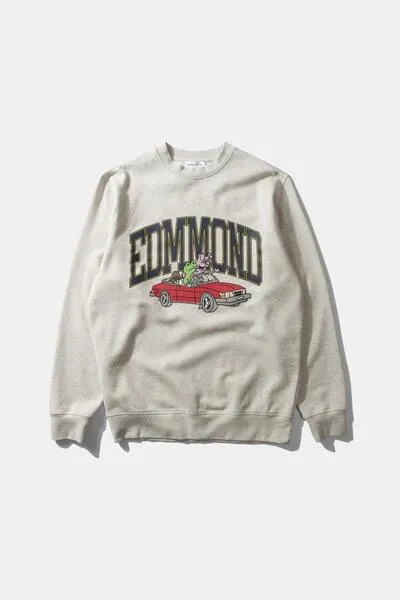 Sudadera edmmond goldmine gris claro de hombre